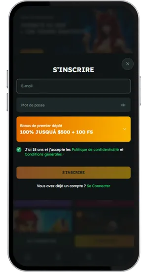 Pour Joker Stoker vous devez créer un compte