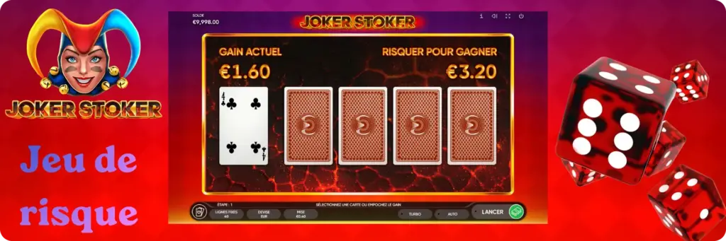 Jeu à Risque Joker Stoker
