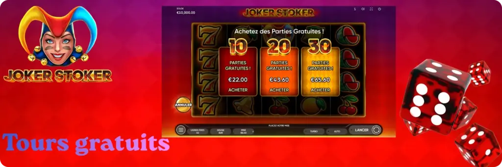 Tours Gratuits Joker Stoker
